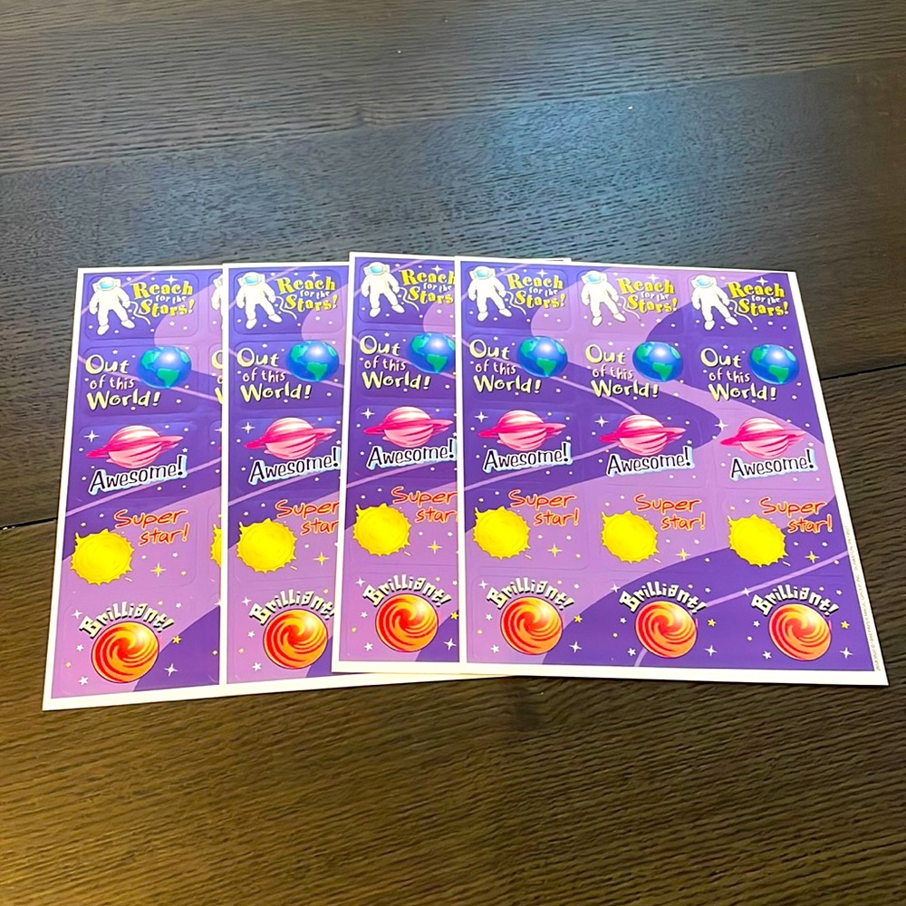 😍FREE With Bundle - 4 Sheets of Stickers